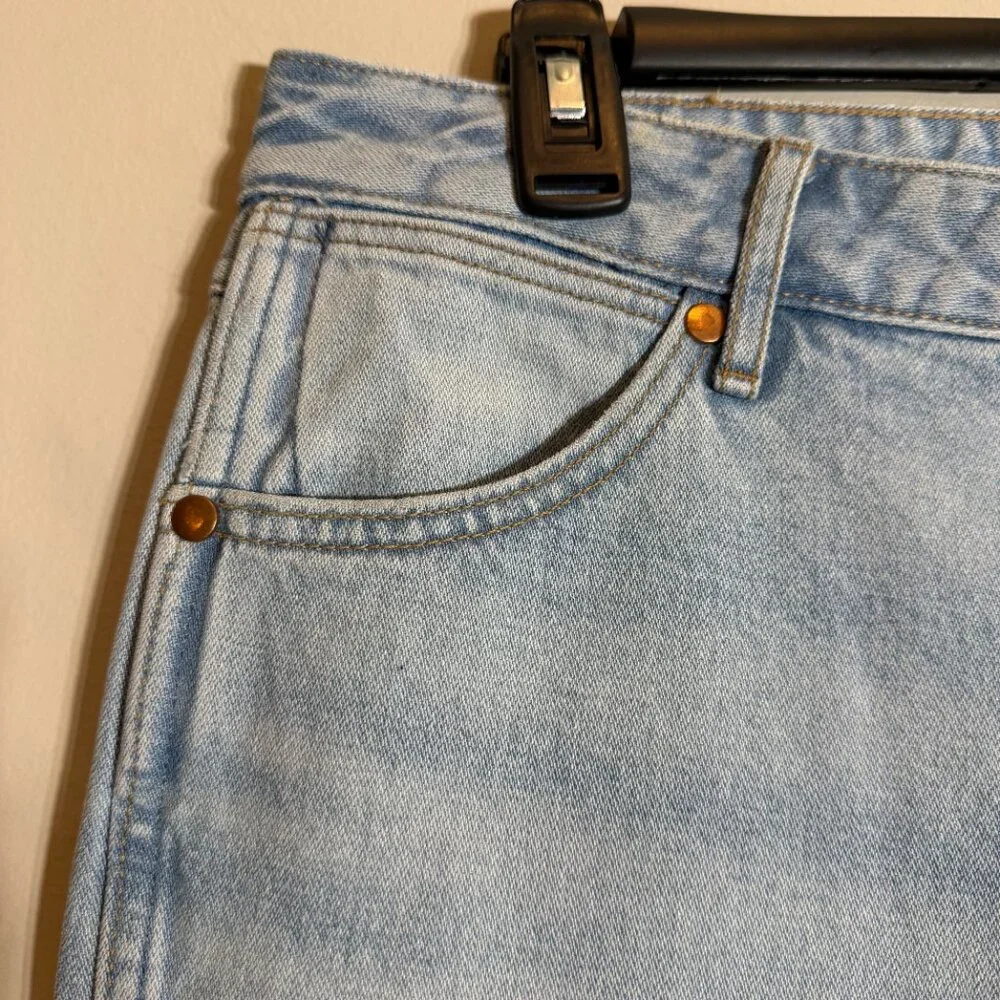 Wrangler Bonnie 683 Loose Flare High Rise Denim Jeans Women's 29x32 Blue NWOT - Picture 8 of 15